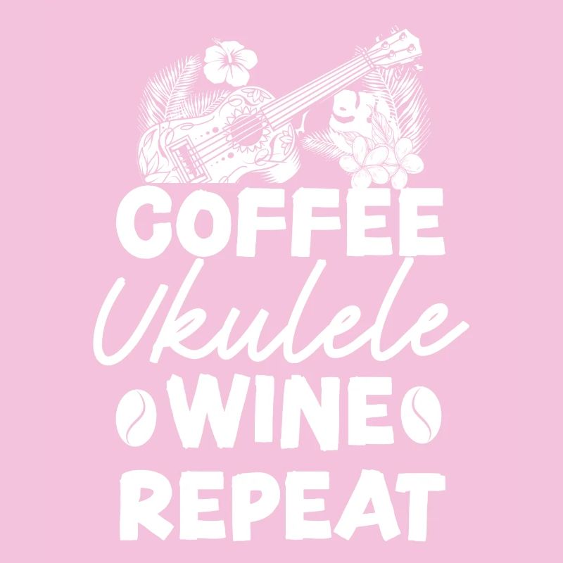 Hawaiian Ukulele Uke Coffee Wine