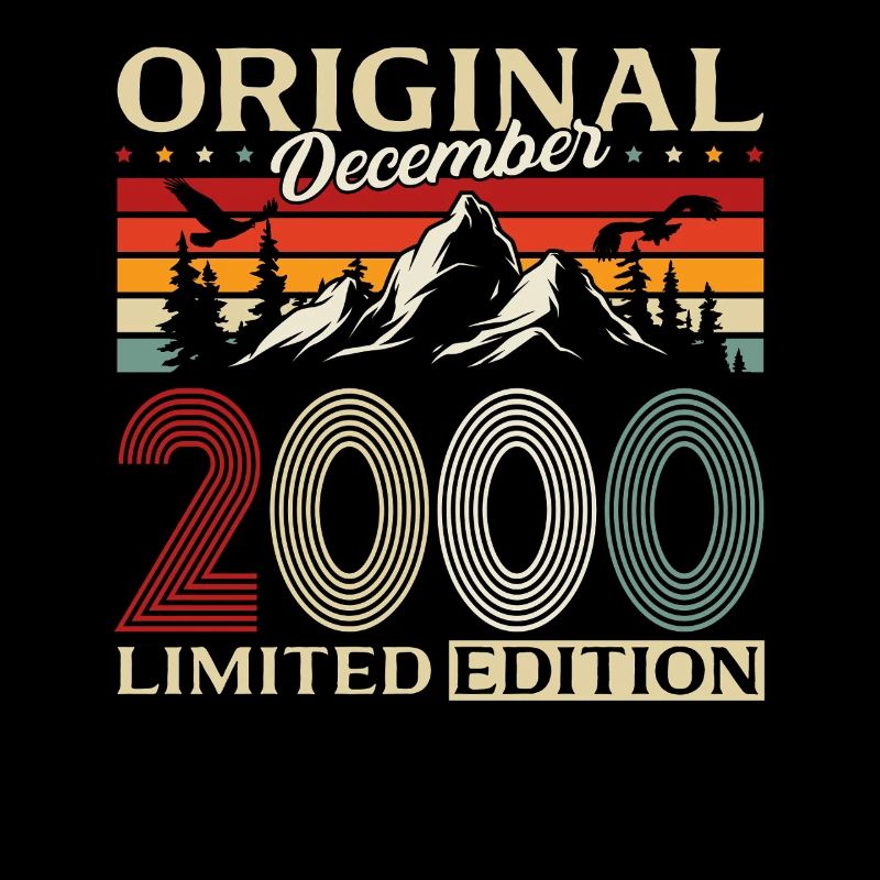 25e anniversaire Original Décembre Année 2000