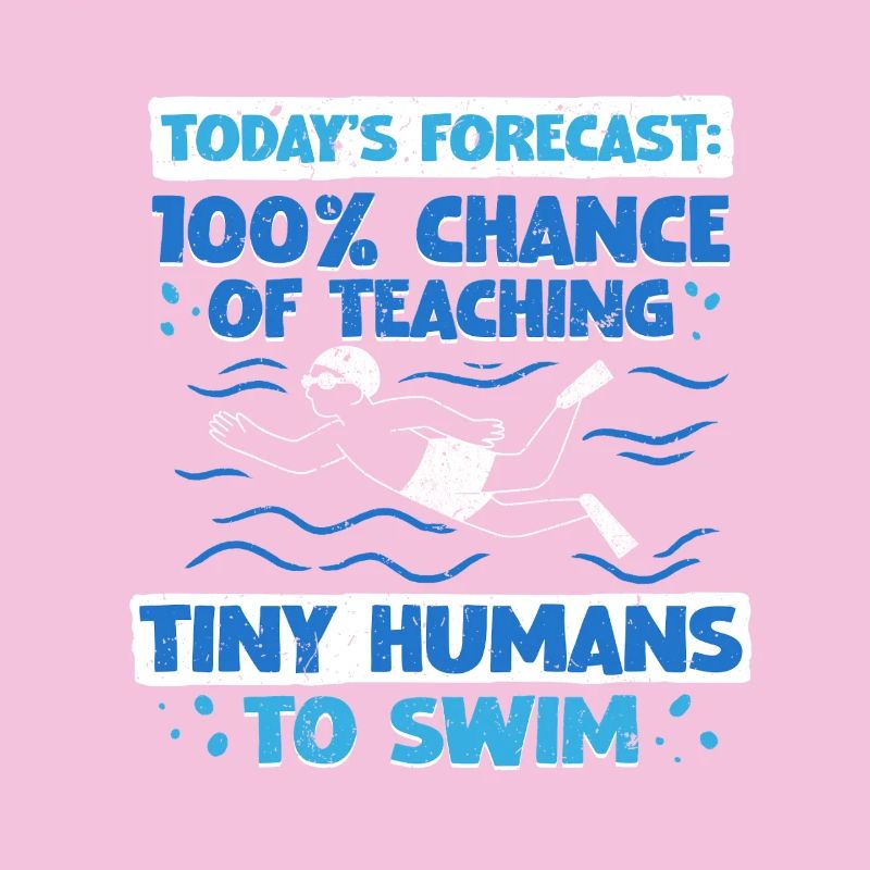Moniteur de natation enseignant à de petits humains à nager