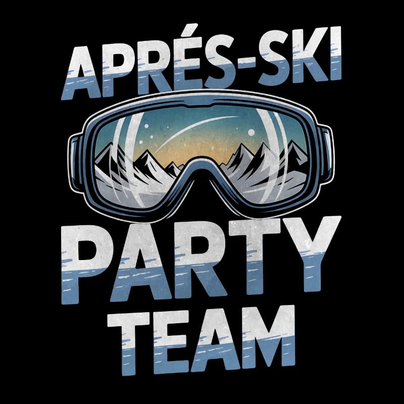Après Ski Party Team Ski Goggles