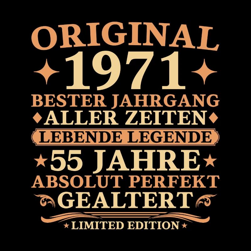 Original 1971 Baujahr 55. Geburtstag Geschenk