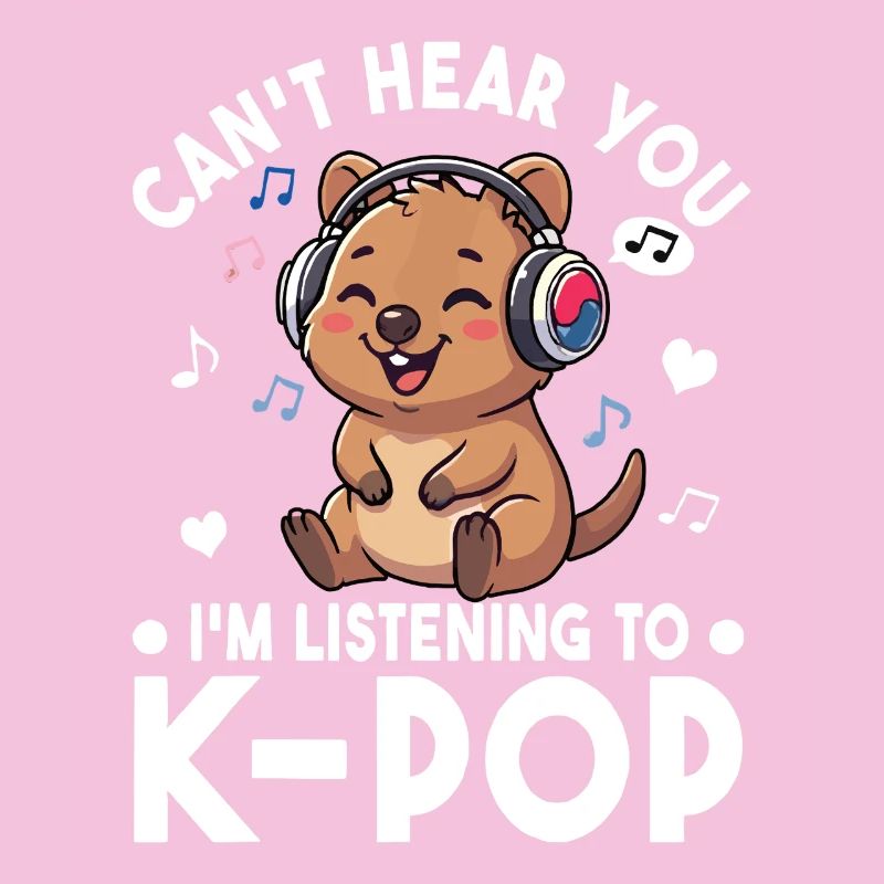 K-Pop Quokka – Süßes Musik Fan Statement Design