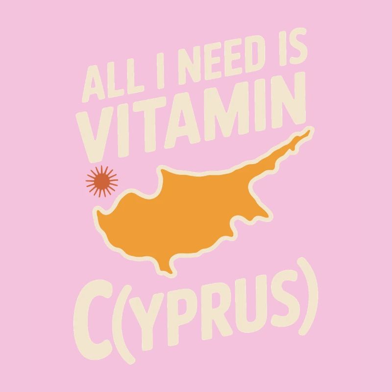 Chypre Tout ce dont j’ai besoin, c’est de vitamines Chypre Drapeau chypriote