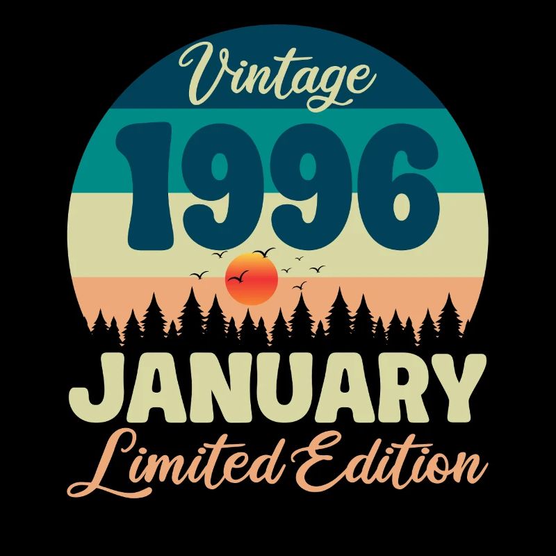 Geburtstag Januar 1996 Geschenk Vintage Limited
