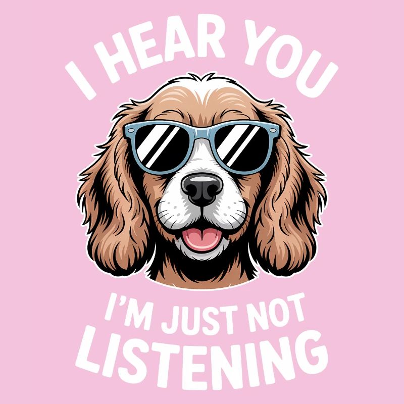 Cocker Spaniel Saying Joke Cocker Spaniel Gift