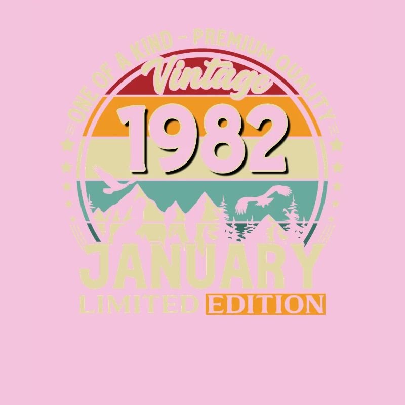 44e anniversaire millésime janvier 1982