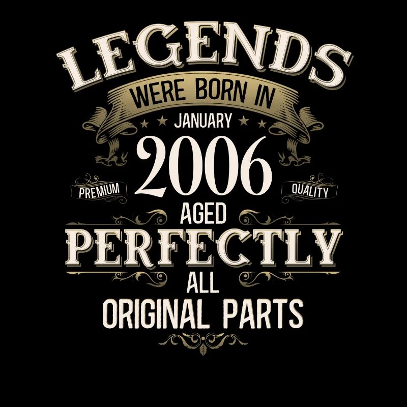 20th Birthday Legend January Vintage 2006