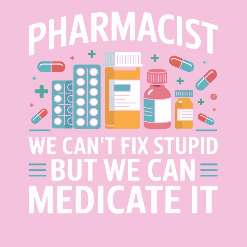 Pharmacist saying: Medicate It