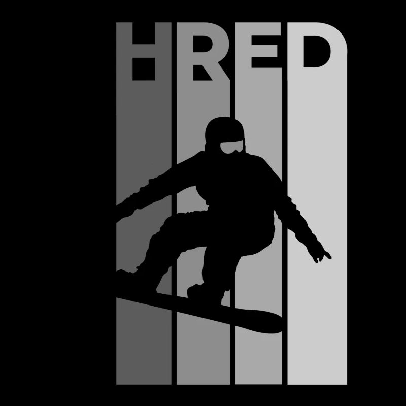 SHRED Snowboarder – Snowboard Spruch & Action