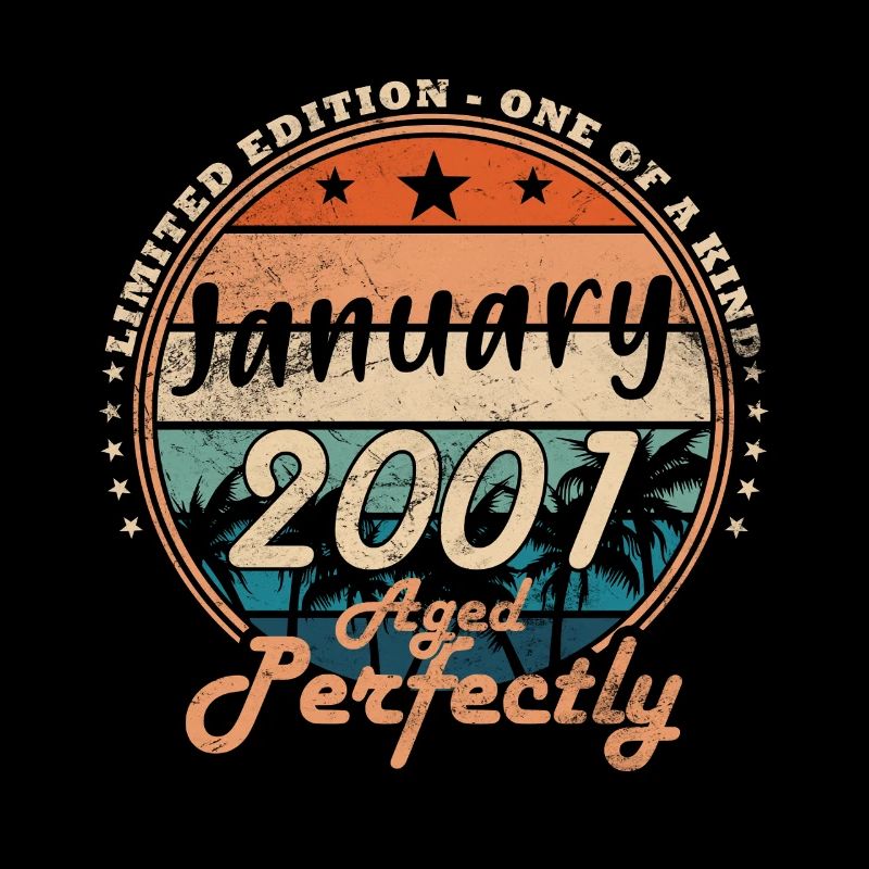 25th Birthday Original January Year 2001