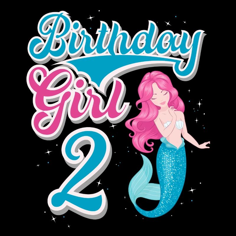 Sirène d’anniversaire de 2e anniversaire