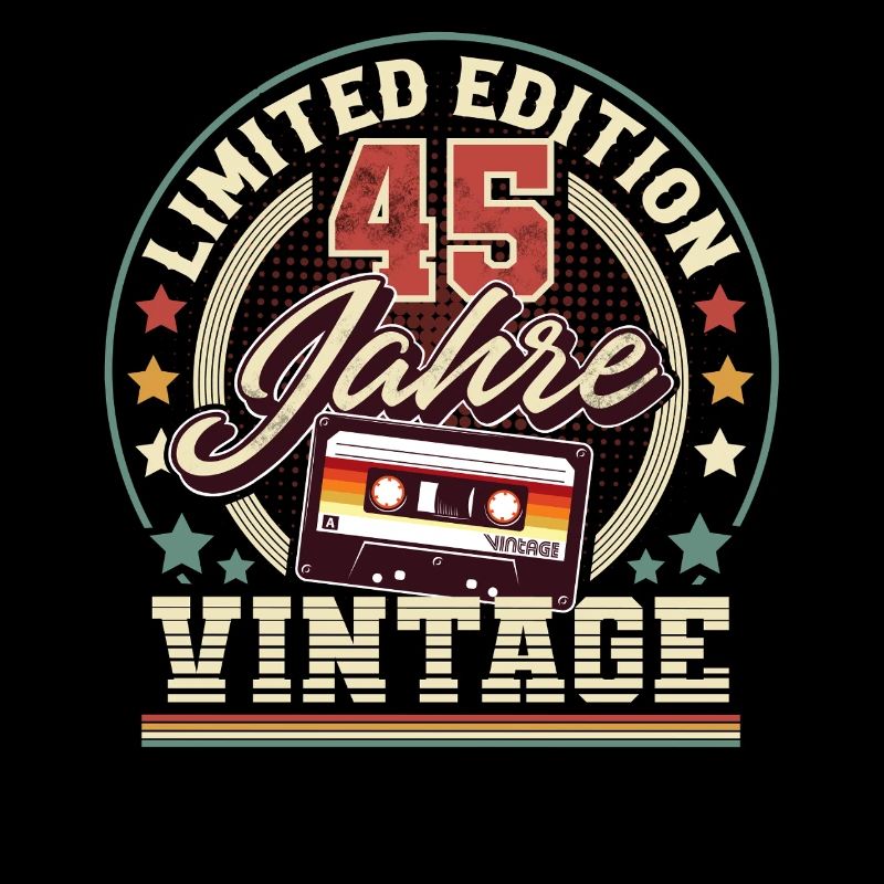 Cassette vintage du 45e anniversaire