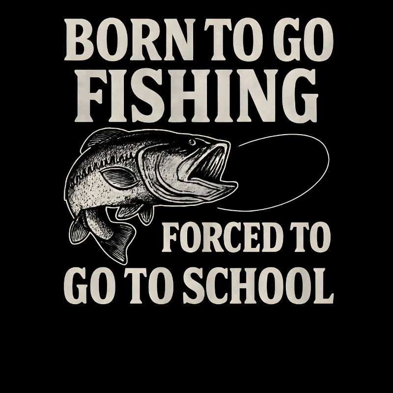 Né pour aller pêcher, forcé d’aller à l’école Pêcheur