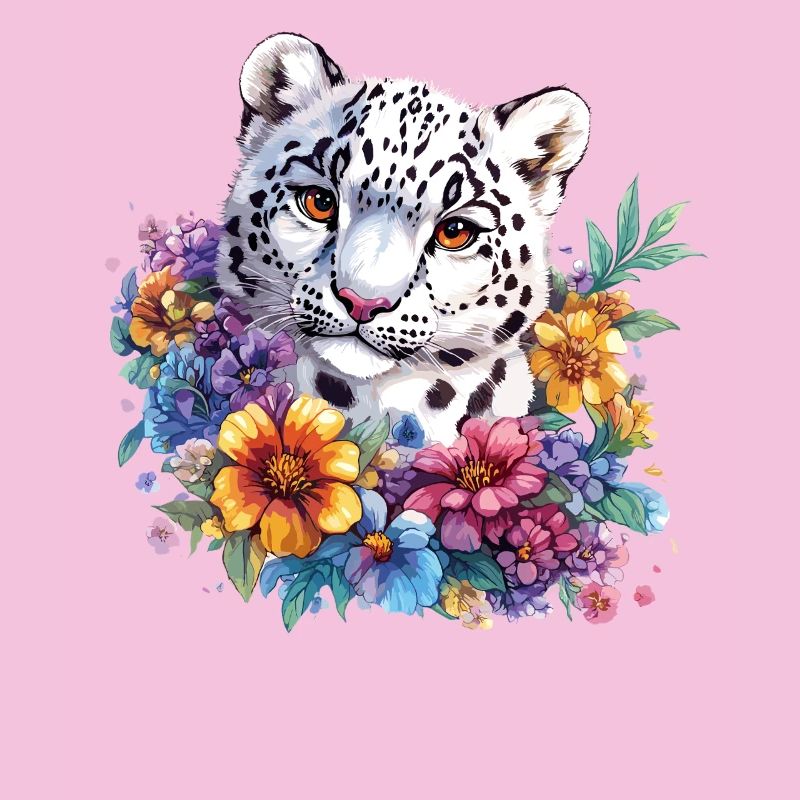 Leopard Blumenzauber