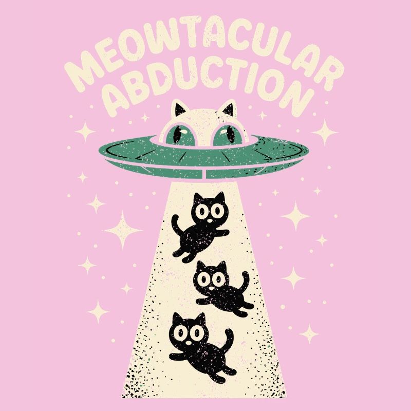 Enlèvement drôle d’extraterrestre chat