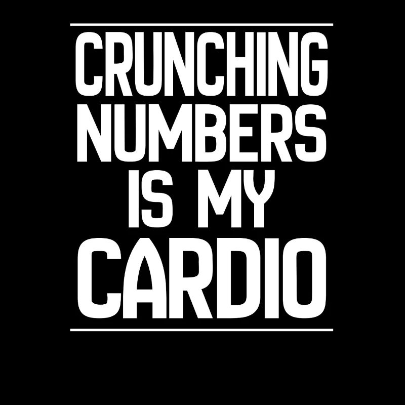 Comptable drôle qui fait des calculs, c’est mon cardio