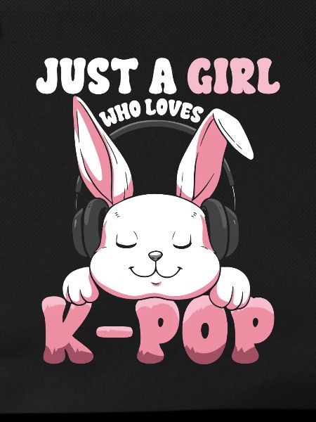 K-Pop Bunny  mit Kopfhörern