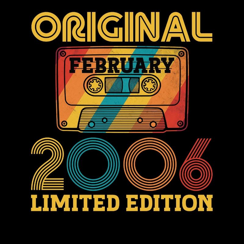 20e Anniversaire 20 ans Février 2006 Vintage Tee