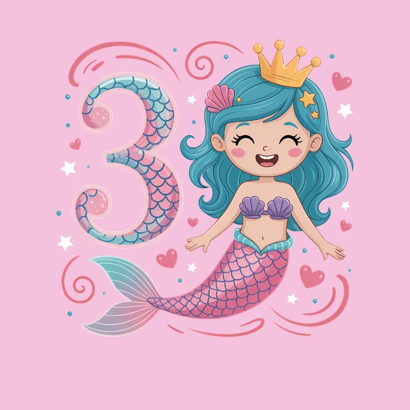 3e anniversaire de la sirène 3 ans