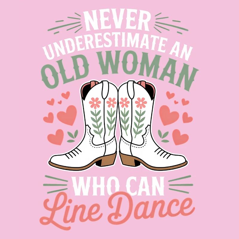 Line Dancing Sprüche Lustiges Line Dance Geschenk 