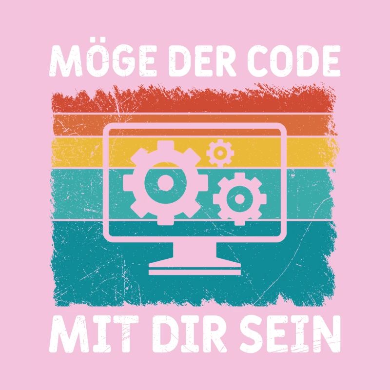 Nerd Computer MAY THE CODE BE WITH YOU FUNNY