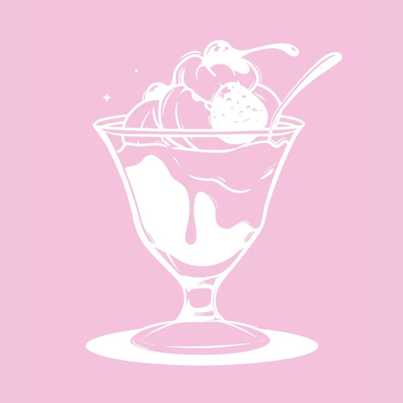 Eiscreme Eisbecher