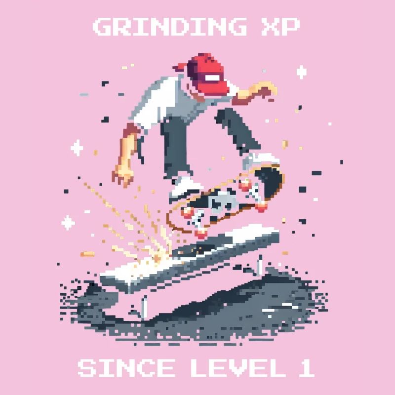 Grinding XP since Level 1 | Skateboard