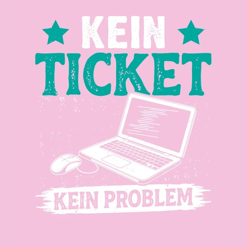 Nerd Computer NO TICKET NO PROBLEM FUNNY