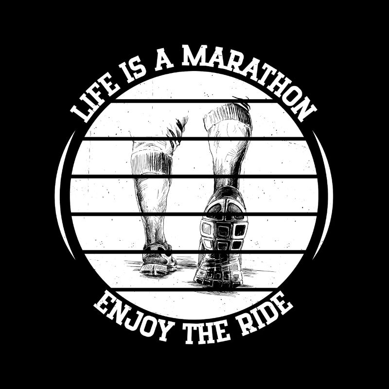 Marathon Runner Life Is A Marathon Running
