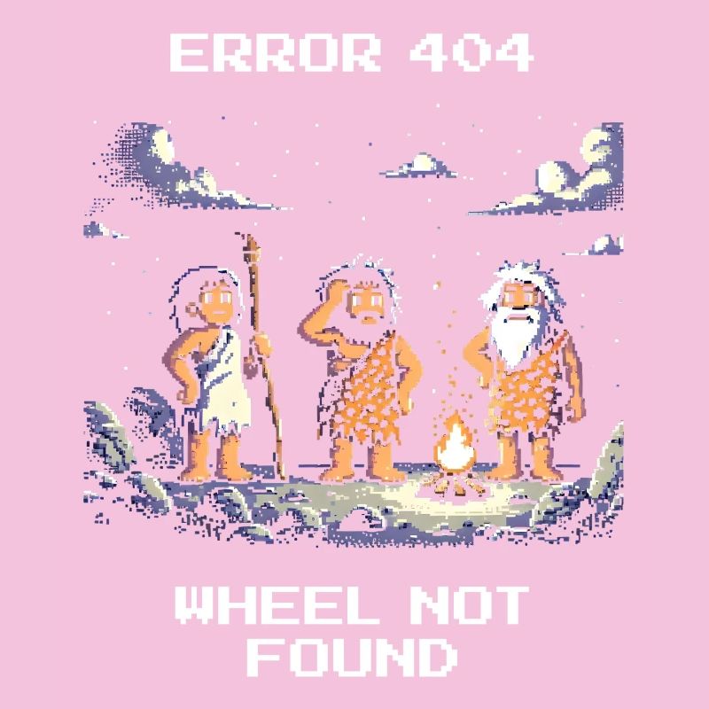 Error 404: Wheel missing | Stone Age Humor