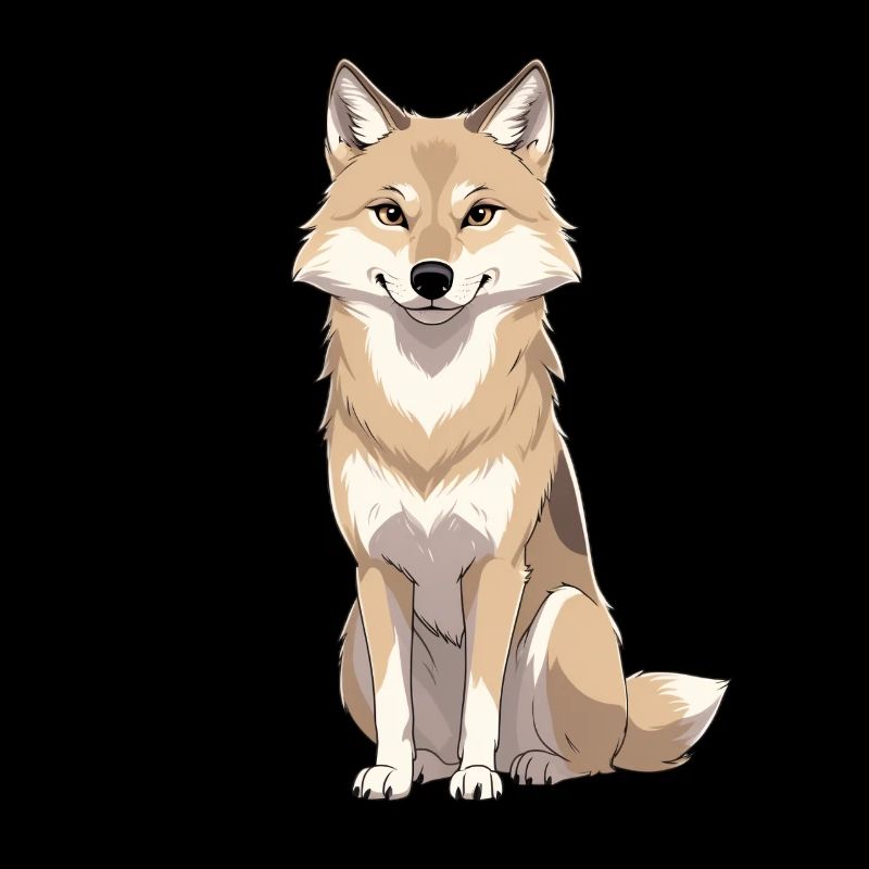Illustration joyeuse d’un ami renard