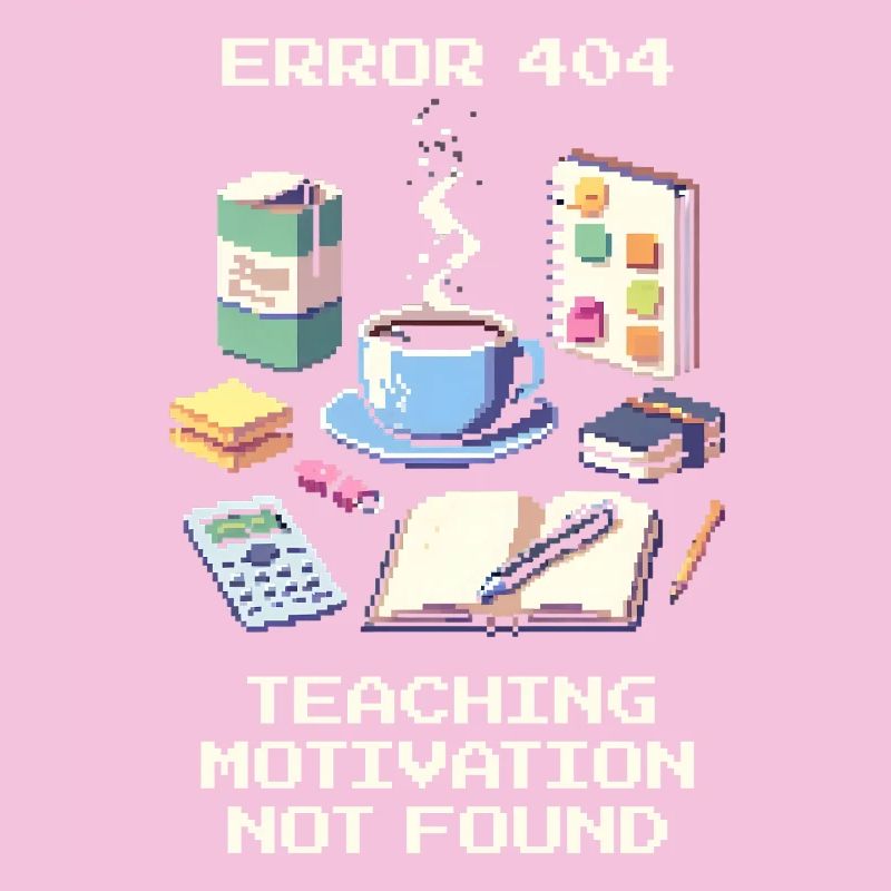 Error 404 Lehrermotivation fehlt | Lehrerhumor