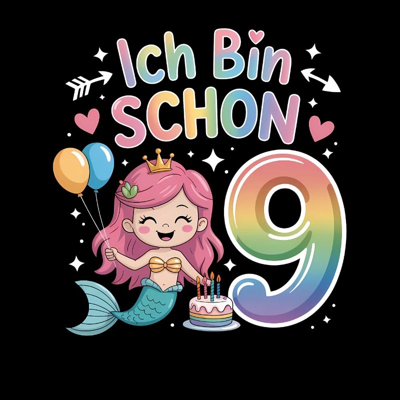 J’ai déjà 9 ans d’anniversaire de sirène