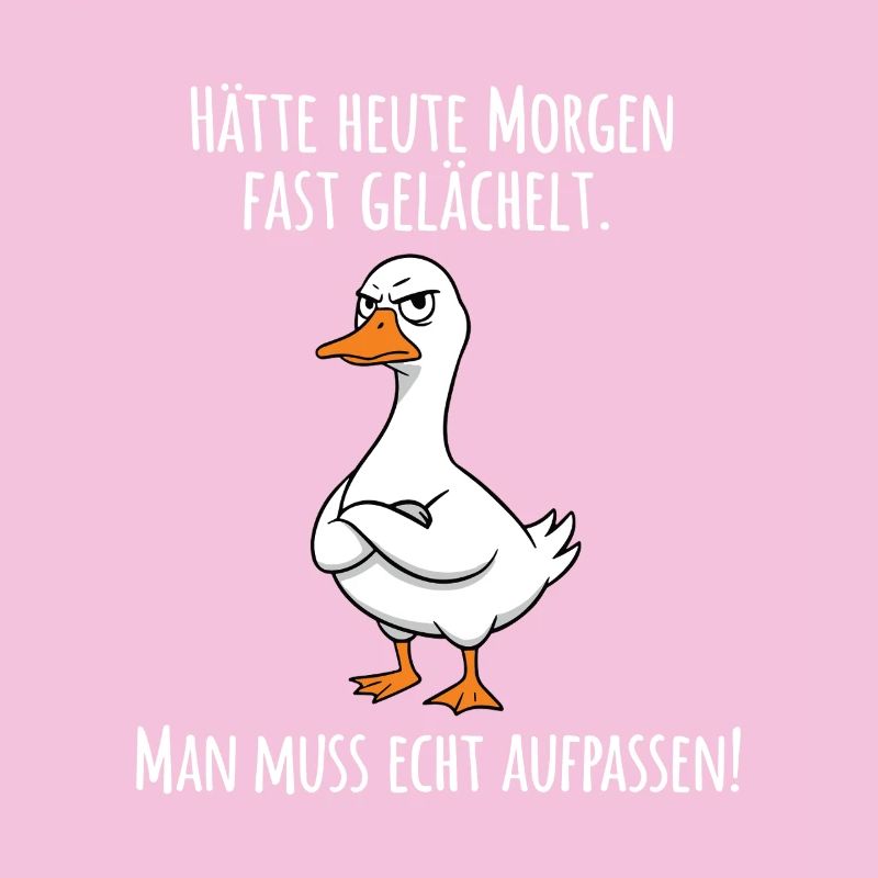 Almost Smiled – Grumpy Goose for Morning Grouches