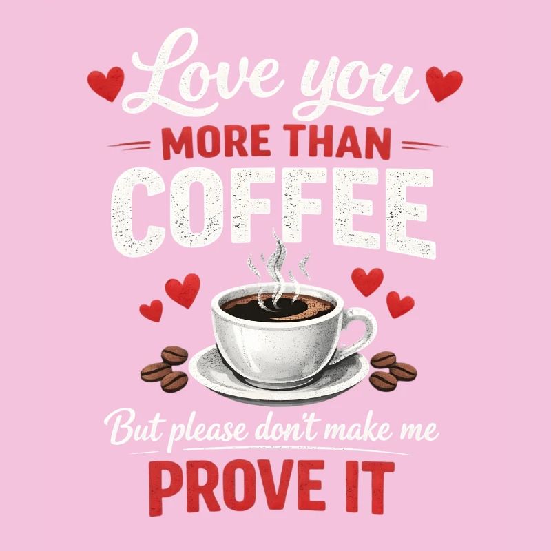 Je t’aime plus que le café Drôle de Saint-Valentin