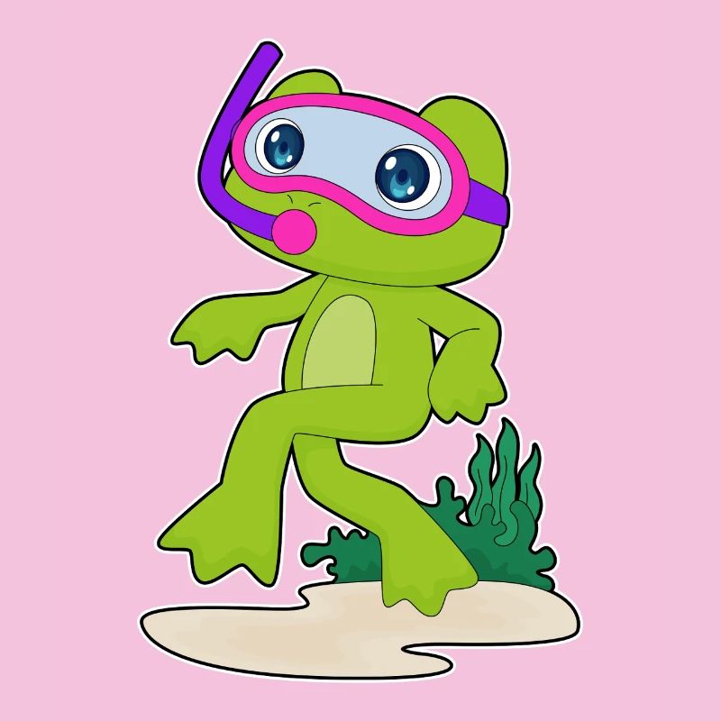 Plongée en plongée en apnée pour plongeurs de grenouille