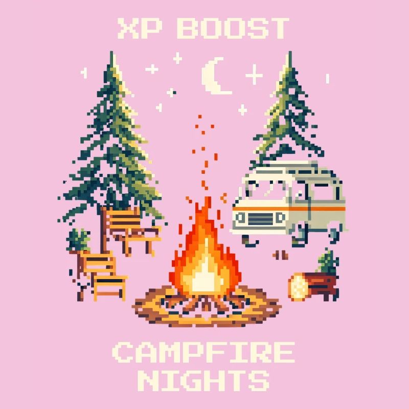 Nuits de feu de camp avec boost d’XP | Van Life