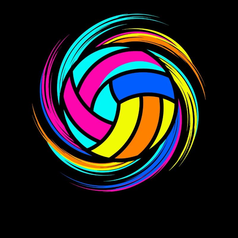 Bunter Volleyball