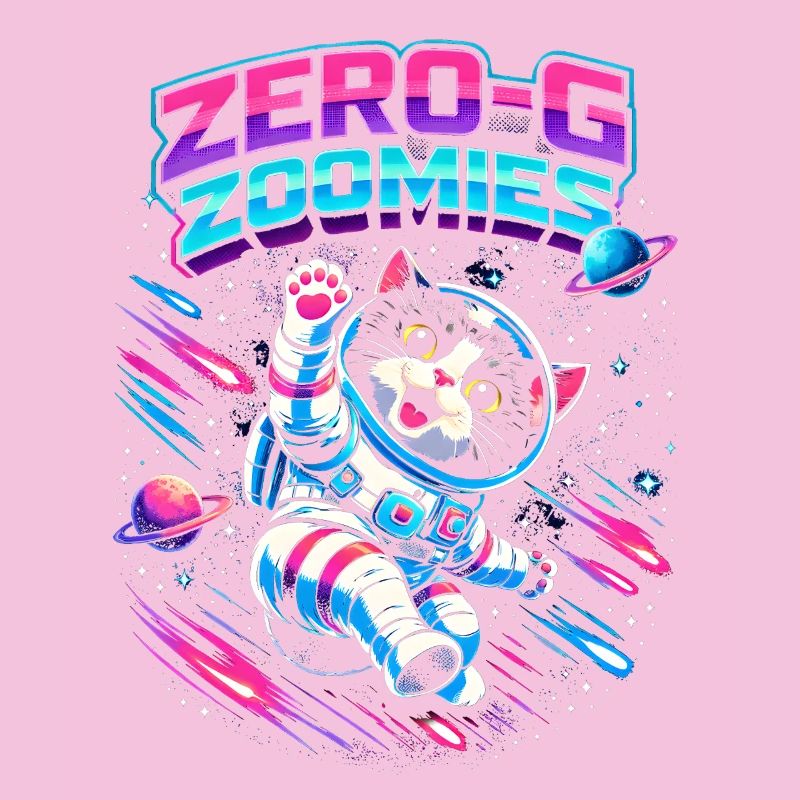 Null-G Zoomies | Astro Cat Space Humor