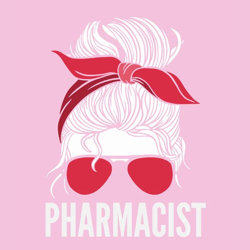 Messy Bun Pharmacist Pharmacist