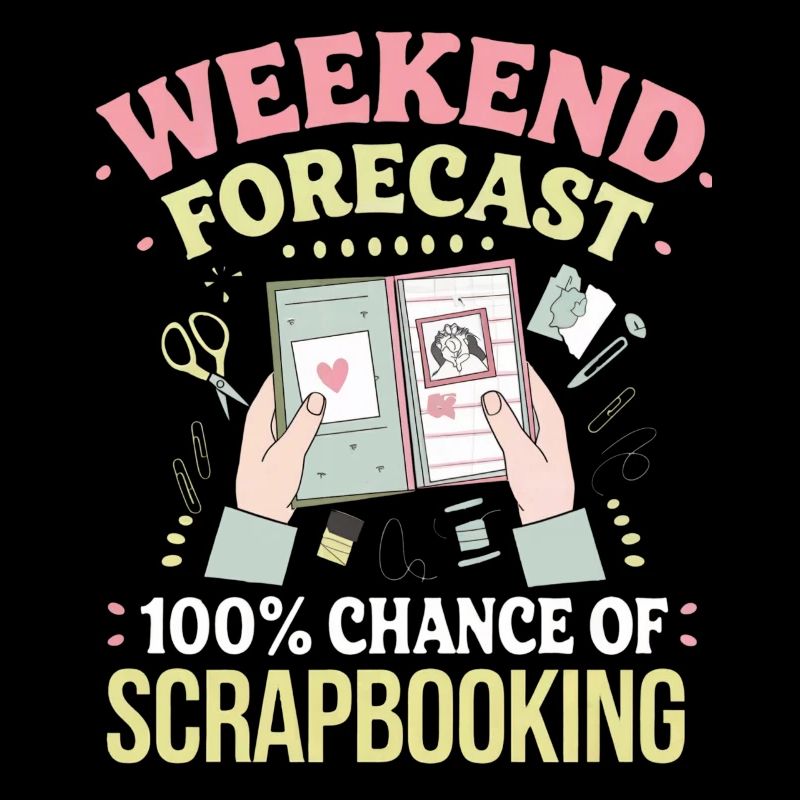 Wochenende Scrapbooking Vorhersage