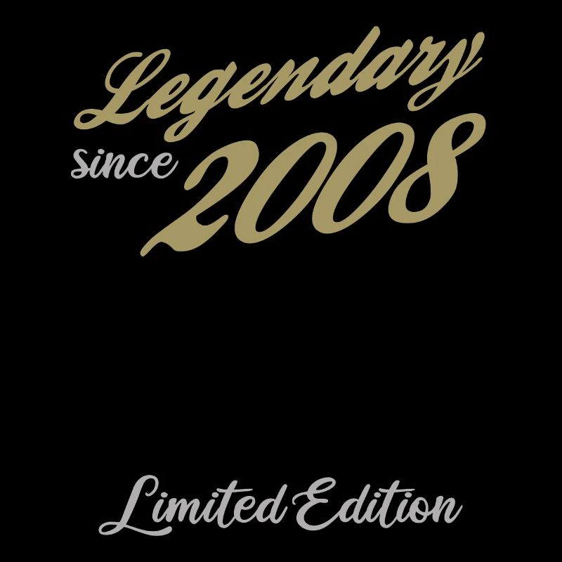 18th Birthday Legendary Since 2008 vintage