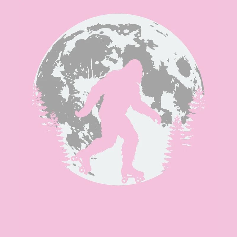 Bigfoot Roller Skating Moon