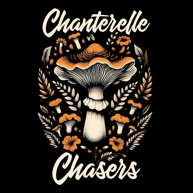 Chasseur de chantelles | Forêt de cueillette de champignons