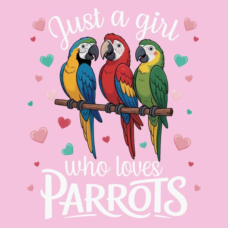 Three Parrots Macaws Parrot Lover Tropical