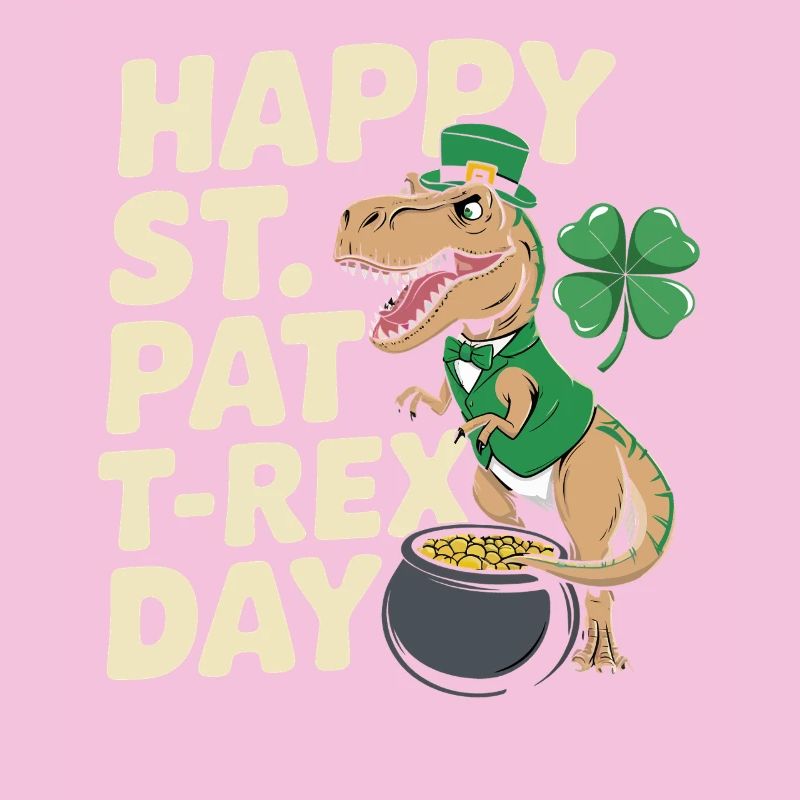 Dino Leprechaun St Patrick Day