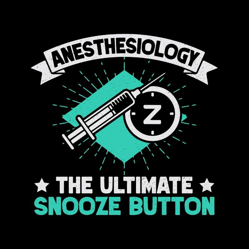 Anesthésiste Bouton Snooze Anesthésie