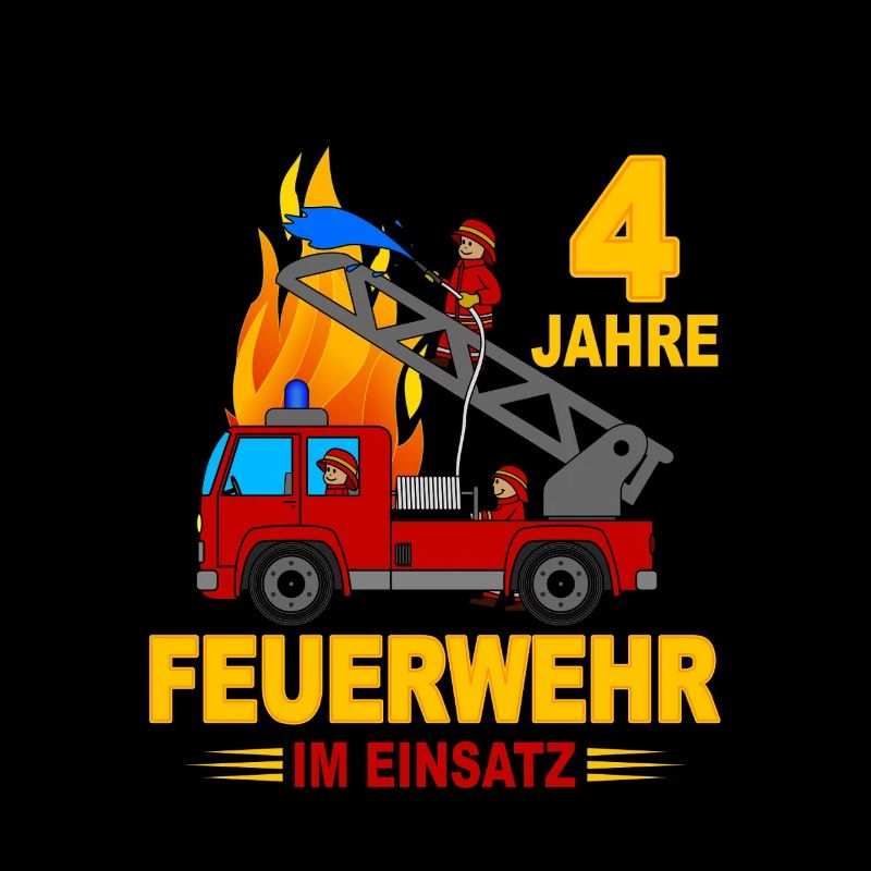 4 ans de service dans la brigade des pompiers