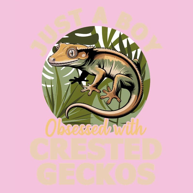 Funny Reptile Crested Gecko