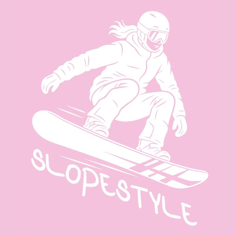 Slopestyle Snowboard Action Geschenk